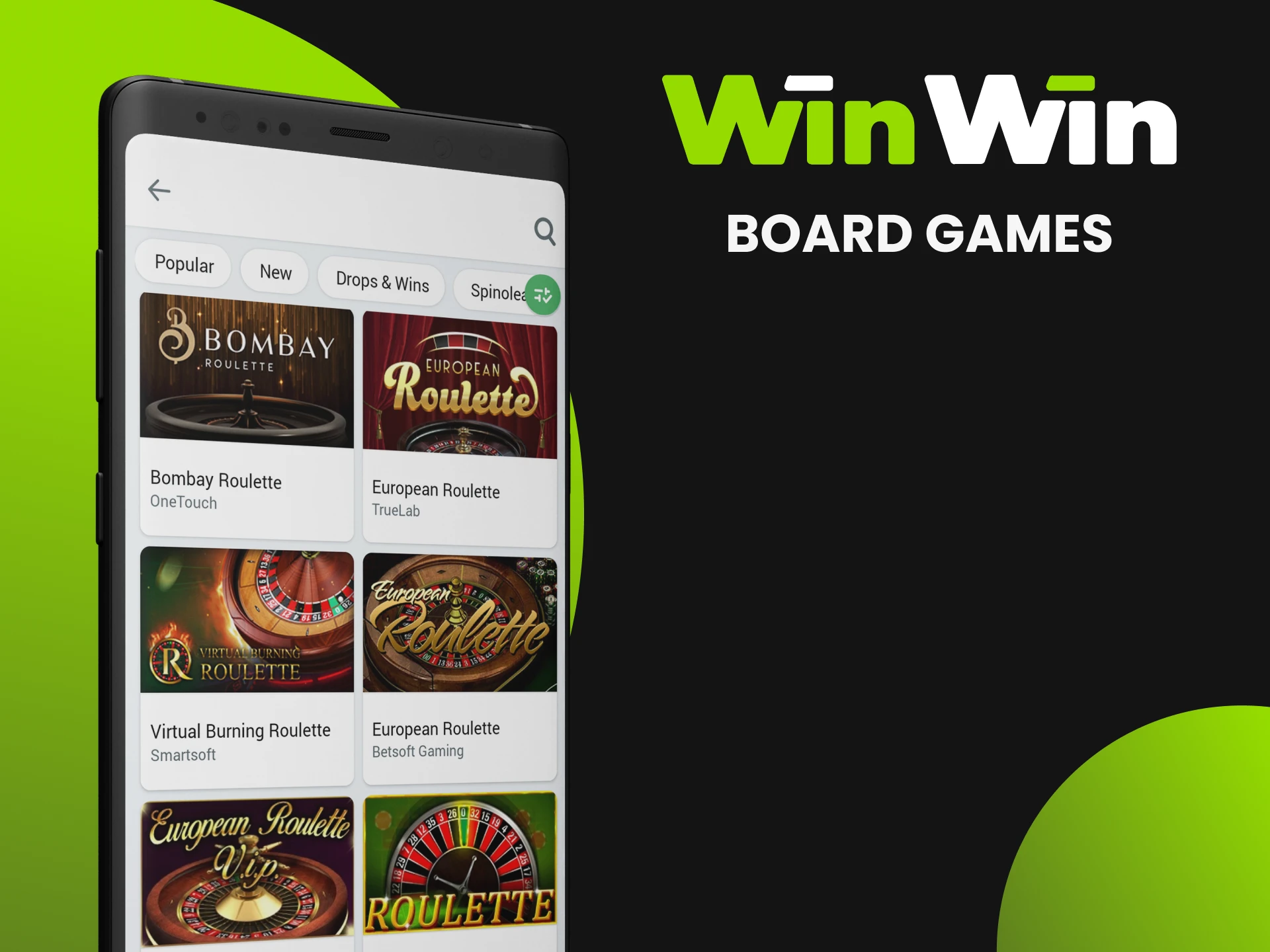 Play classic and modern board games with the WinWin mobile app.