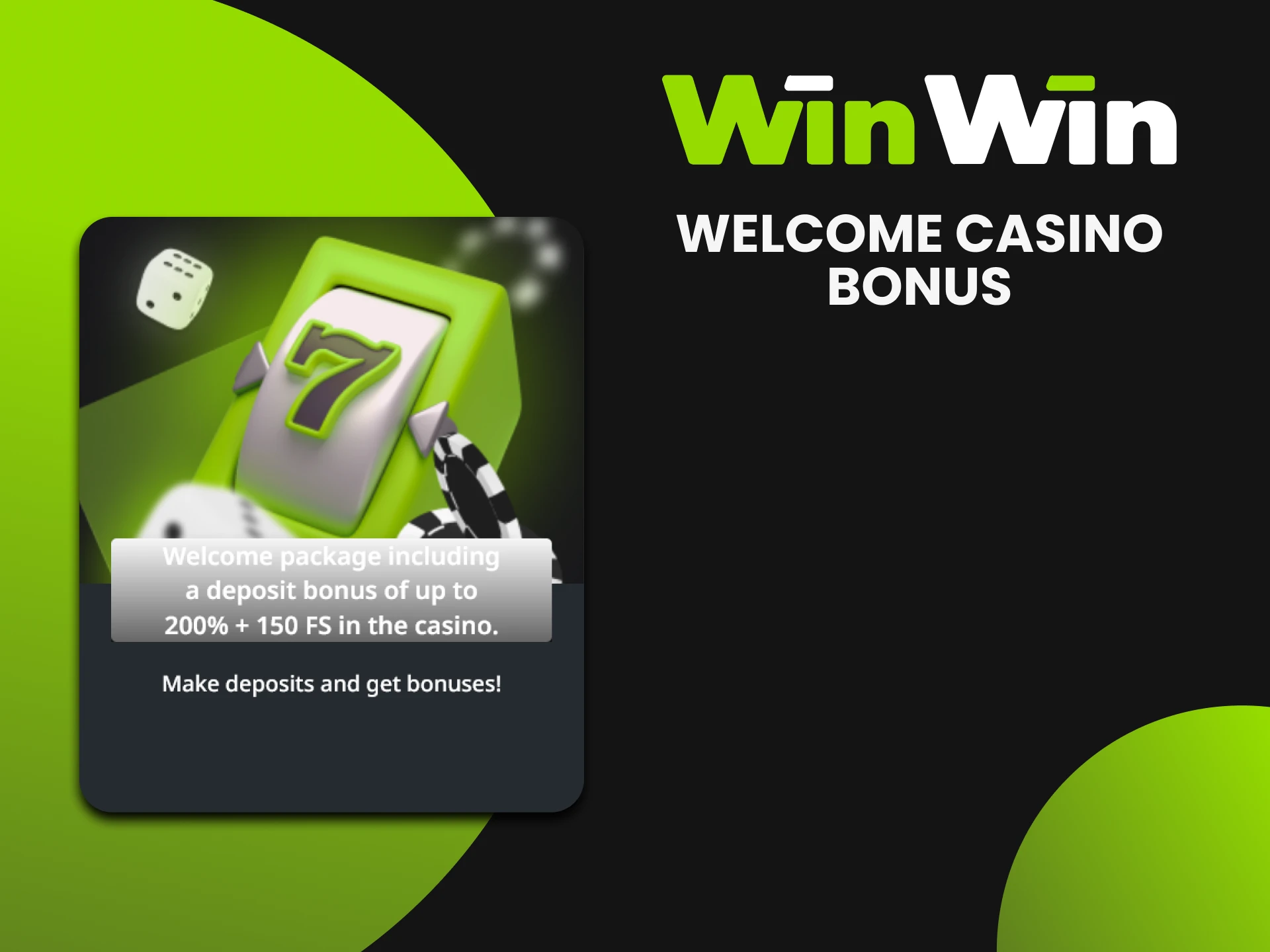 How to activate WinWin welcome casino bonus.