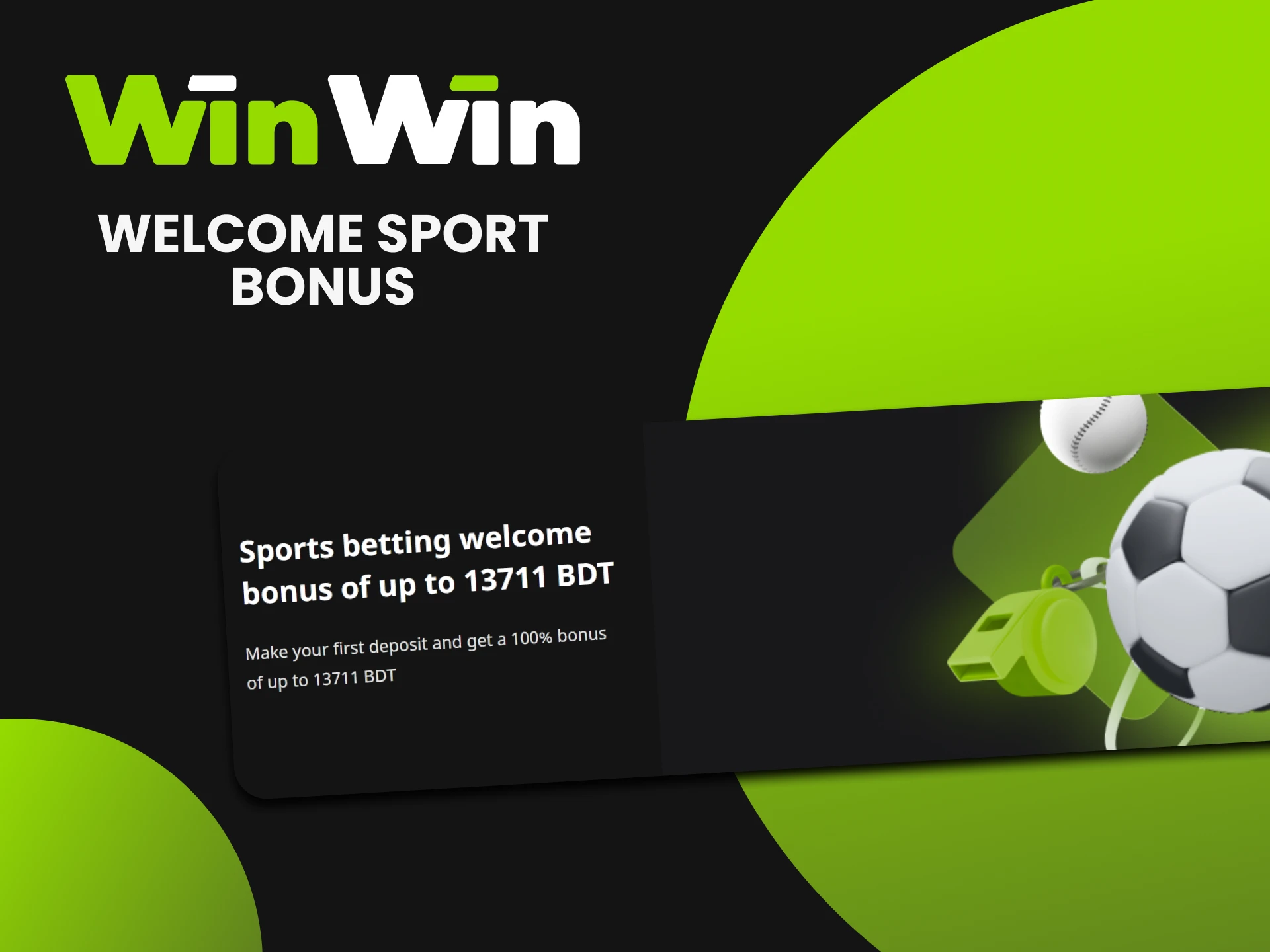 If you are interested in sports betting, activate welcome sport bonus at WinWin.