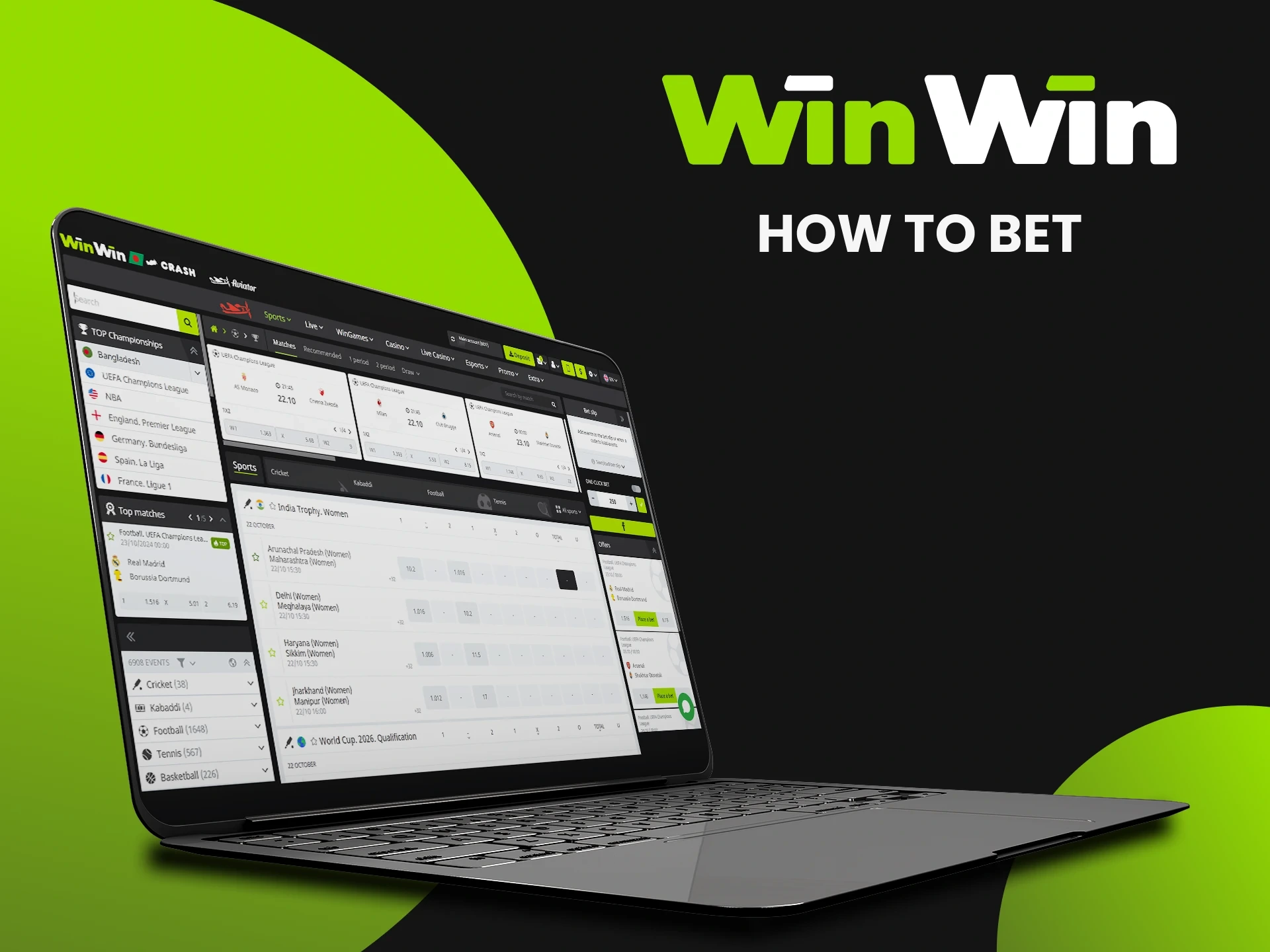 What you need to do to start betting at WinWin.