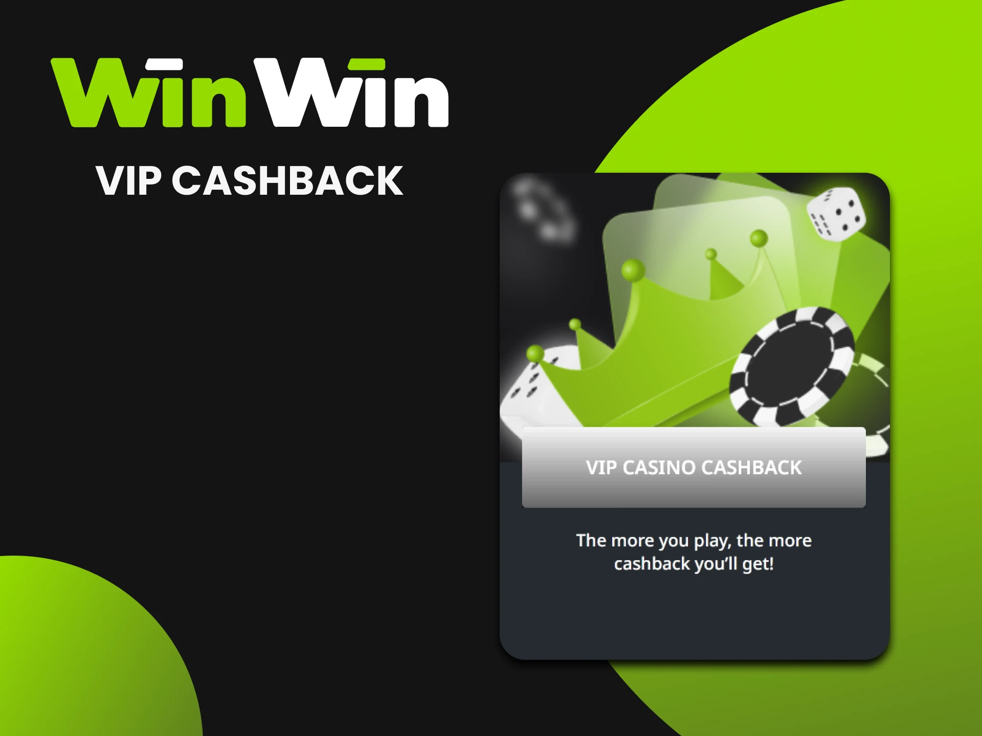 You can participate in the WinWin loyalty program to get cashback.